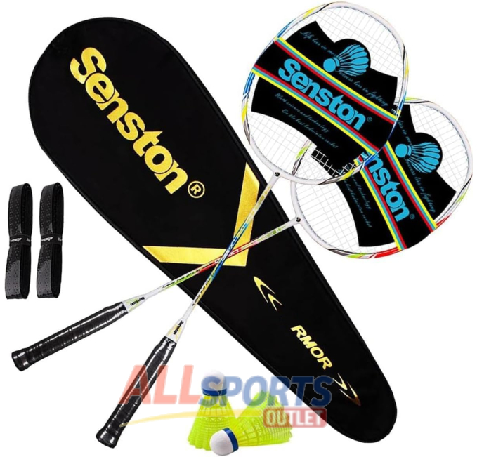 Senston Badminton Racket Set for Beginners with Shuttlecocks All Sports Outlet