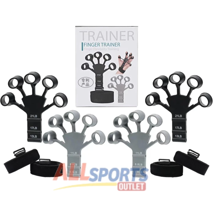 Gripster Grip Strength Trainer 4Pcs Forearm Strengthener All Sports Outlet