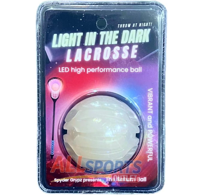 Spyder Grypz Saturn LED Lacrosse Ball Throw at Night All Sports Outlet