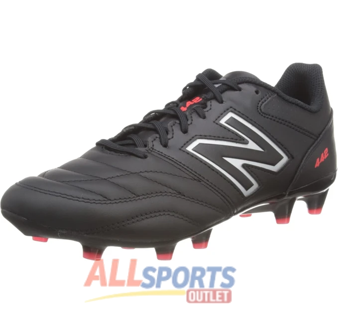 New Balance 442 V2 Team FG Soccer Shoes 9.5 Wide Black White All Sports Outlet