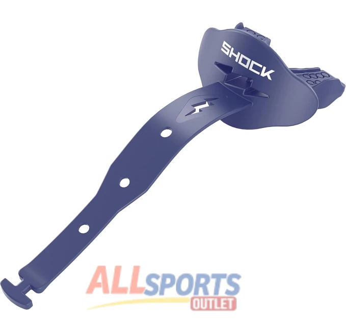 Shock Doctor Bolt Lip Guard OSFA Navy All Sports Outlet