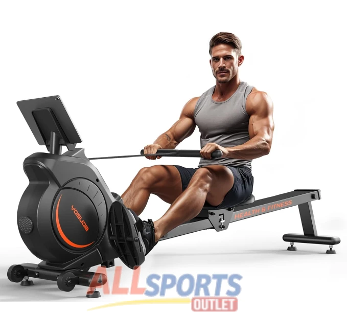 YOSUDA Rowing Machine with LCD Monitor and Comfortable Seat