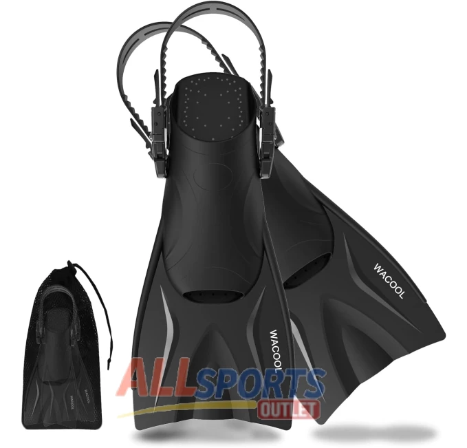 Short Blade Fins for Diving and Swimming at All Sports Outlet