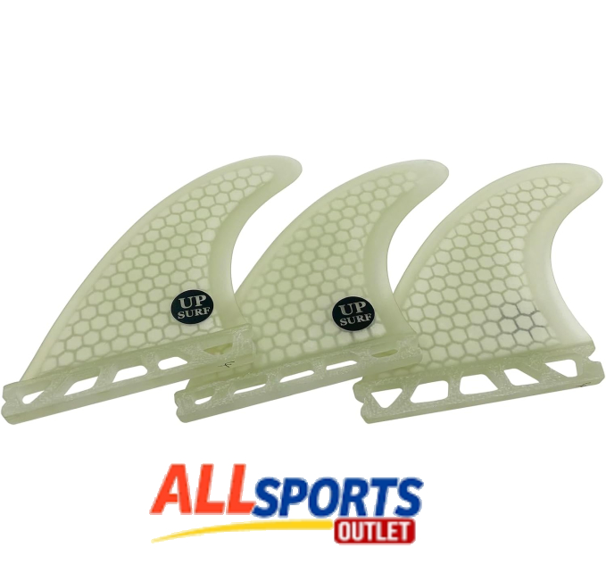 UPSURF Surfboard 3 Fins Fiberglass Honeycomb G5 Set All Sports Outlet