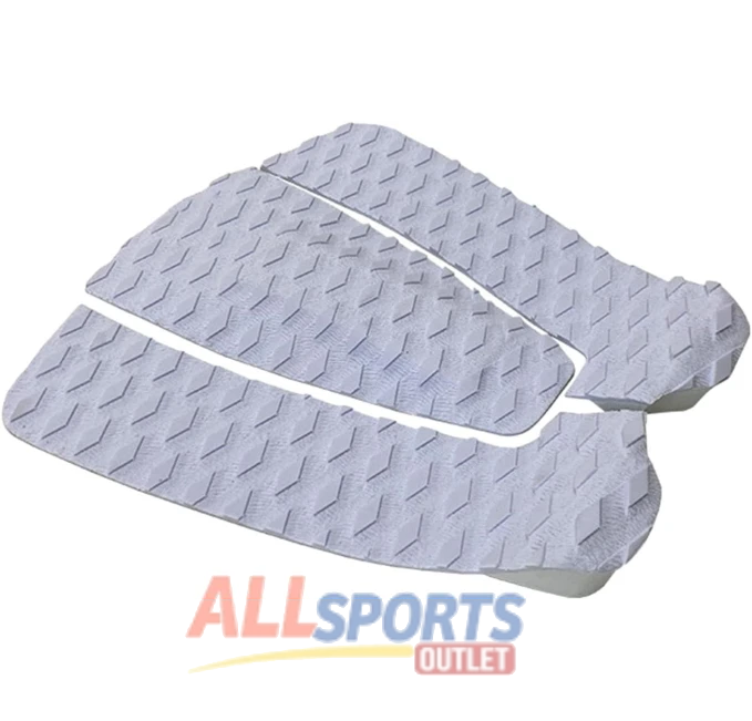 Rockible 3X Surfboard Traction Pad White Deck Grip All Sports Outlet