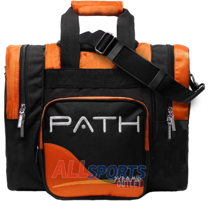 Pyramid Path Pro Deluxe Single Tote Black Orange at All Sports Outlet