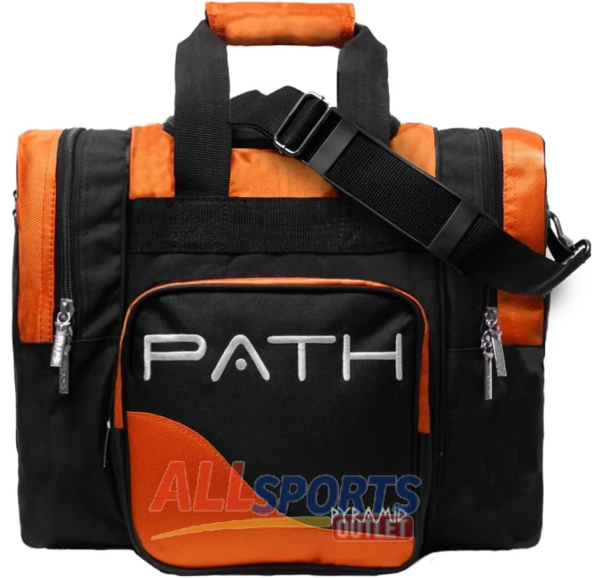 Pyramid Path Pro Deluxe Single Tote Black Orange at All Sports Outlet