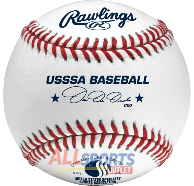 Rawlings USSSA Baseballs Competition Grade 12 Count All Sports Outlet