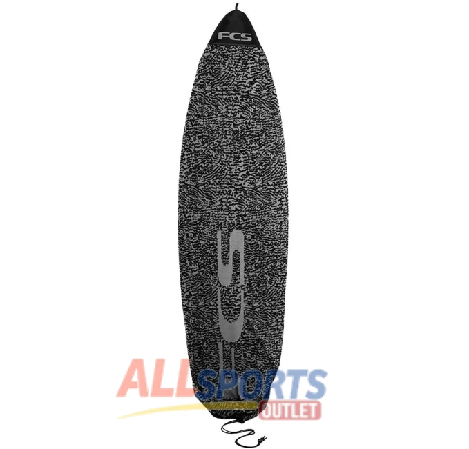 FCS Surfboard Cover 6'0" Carbon Stretch Bag All Sports Outlet