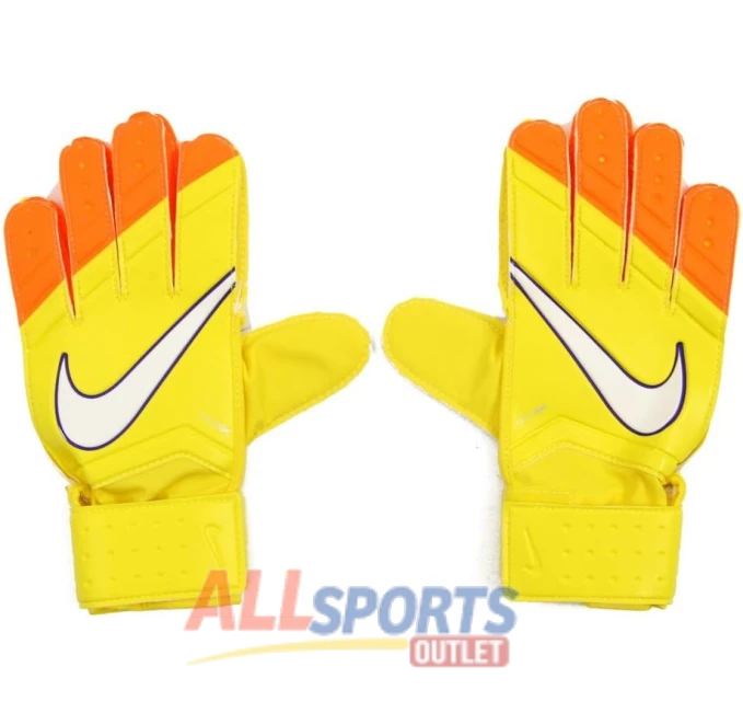 Nike Match Goalkeeper Gloves Yellow Size 9 All Sports Outlet