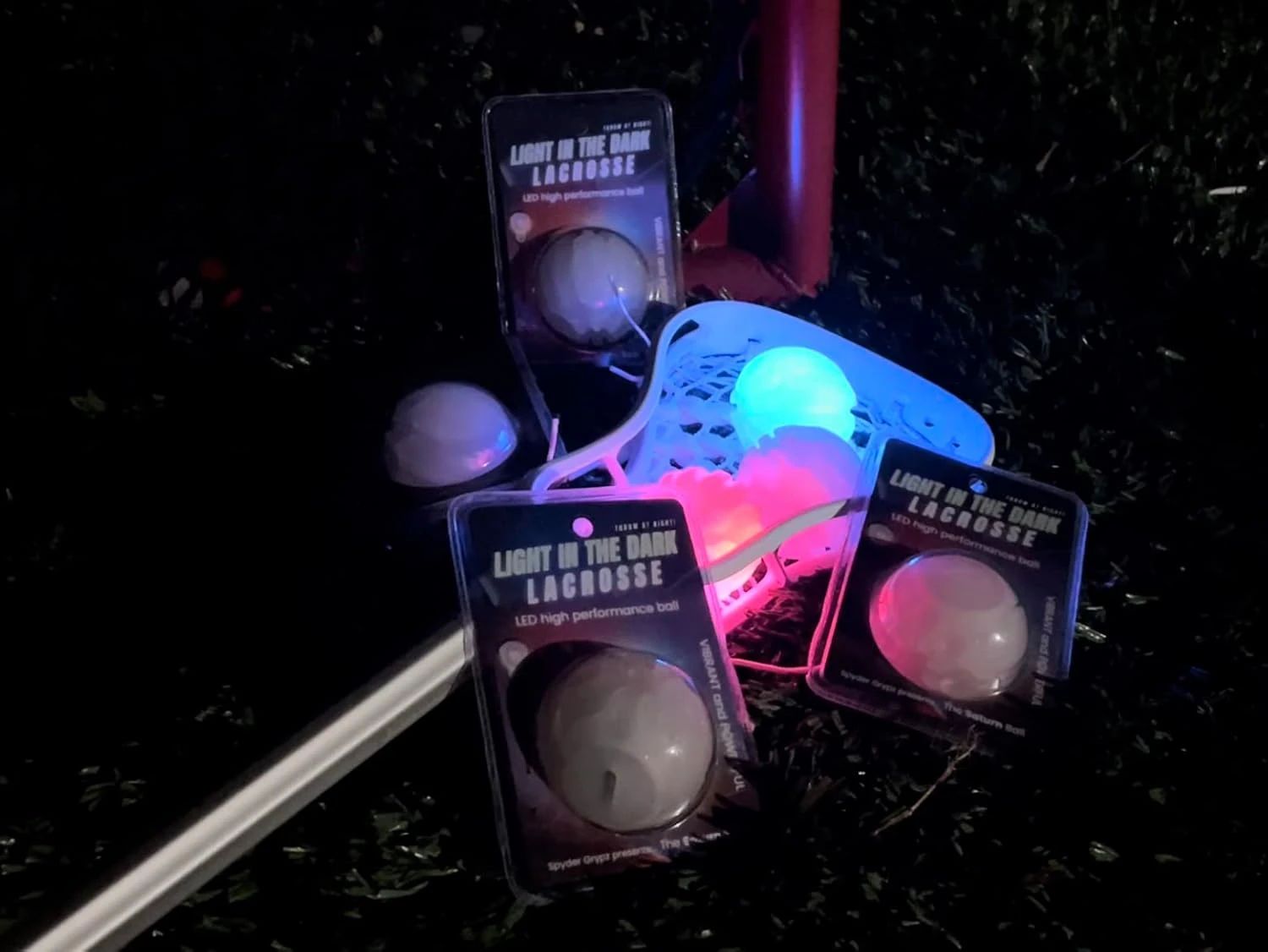 Spyder Grypz Saturn LED Lacrosse Ball Throw at Night All Sports Outlet - Image 2