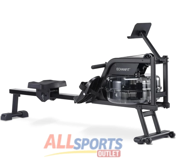 ECHANFIT Water Rowing Machine Adjustable Resistance for Home Use All Sports Outlet
