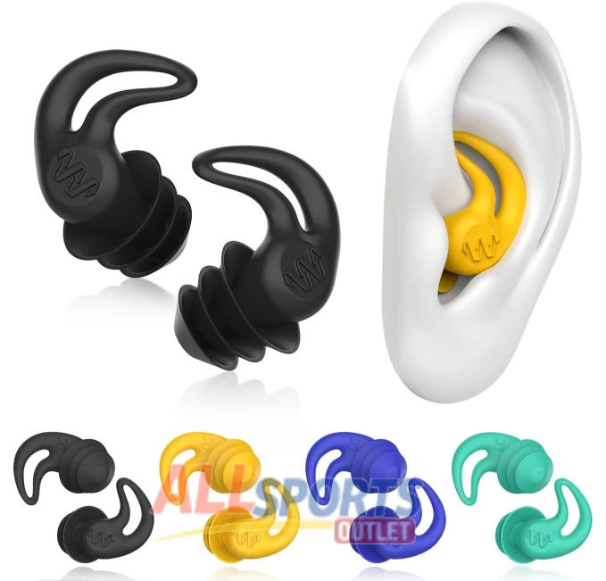 HIGAHY Reusable Swimming Ear Plugs for Adults All Sports Outlet