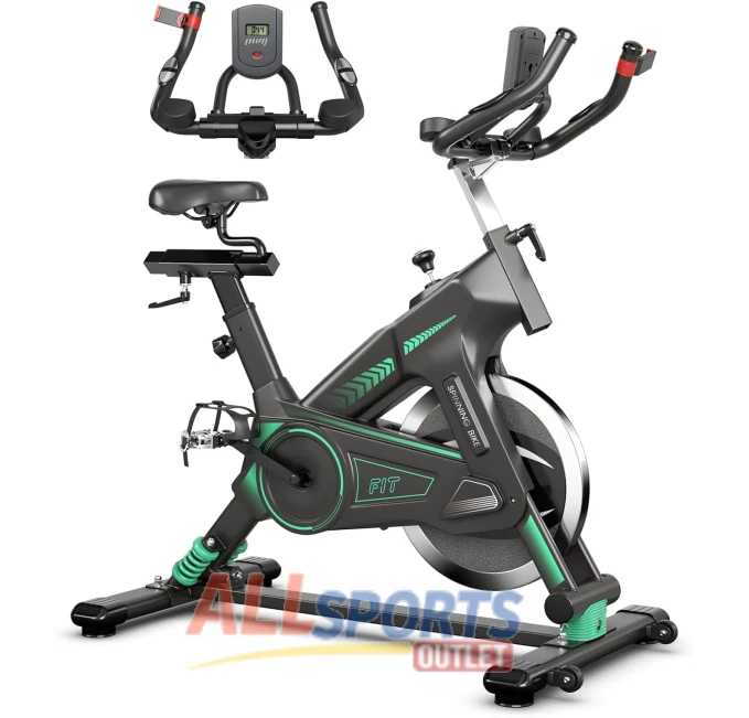 Goplus Indoor Cycling Bike with Adjustable Seat and Resistance