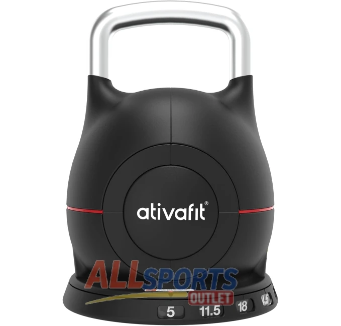 Ativafit Adjustable Kettlebell 5-44lbs All Sports Outlet Strength Training