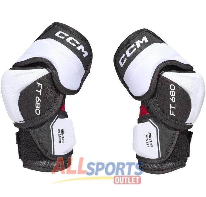 CCM JetSpeed FT 680 Senior Ice Hockey Elbow Pads L All Sports Outlet