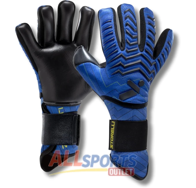 Storelli Electric Goalkeeper Gloves 5 Finger Spines all sports outlet