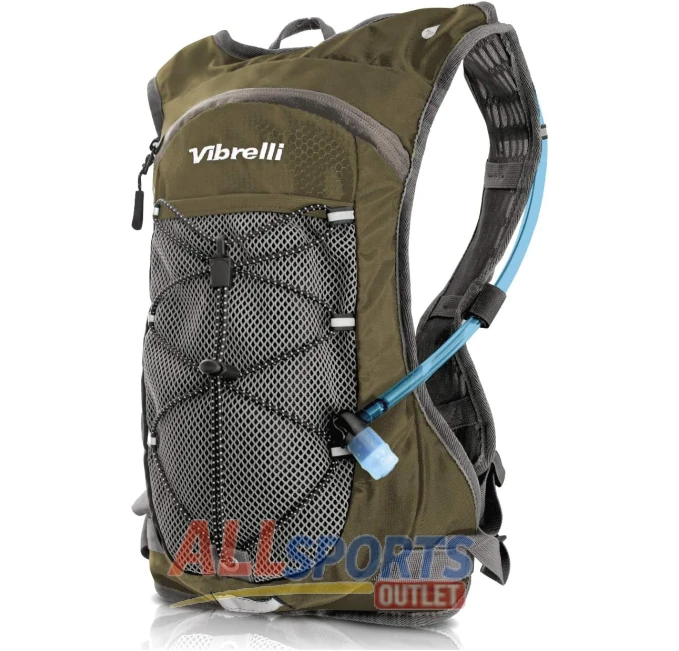 Vibrelli Hydration Pack 2L with High Flow Bite Valve All Sports Outlet