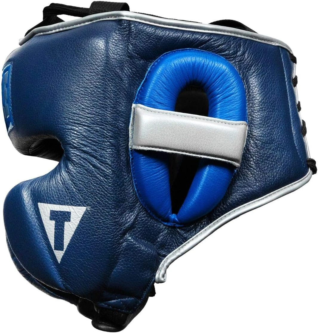 TITLE Boxing Royalty Leather Training Headgear at All Sports Outlet - Image 3