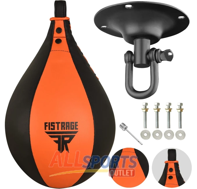 FISTRAGE Speed Bag Leather Boxing Ball at All Sports Outlet