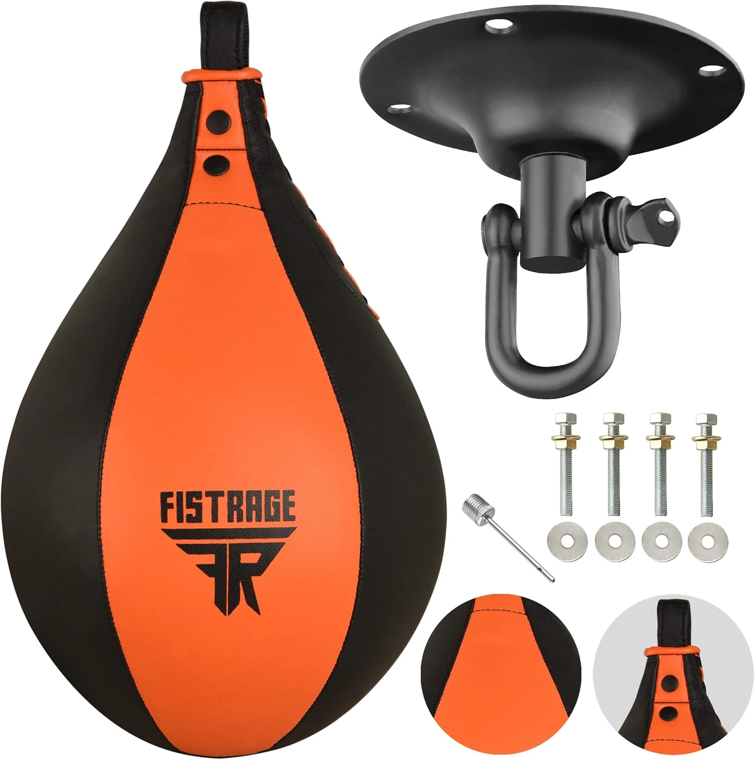 FISTRAGE Speed Bag Leather Boxing Ball at All Sports Outlet