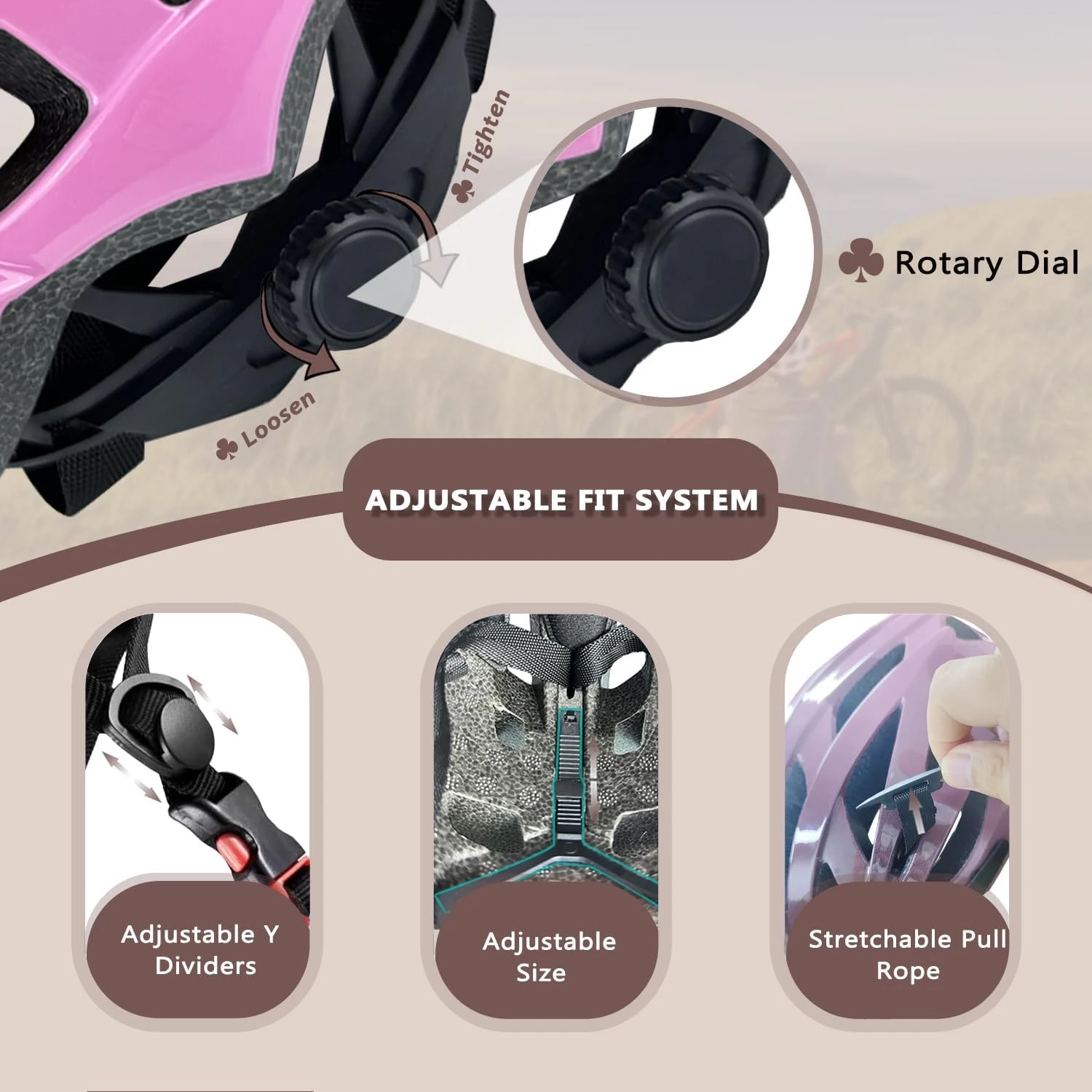 SAEROVIE Women's Bike Helmet Adjustable 56-62 cm All Sports Outlet - Image 2