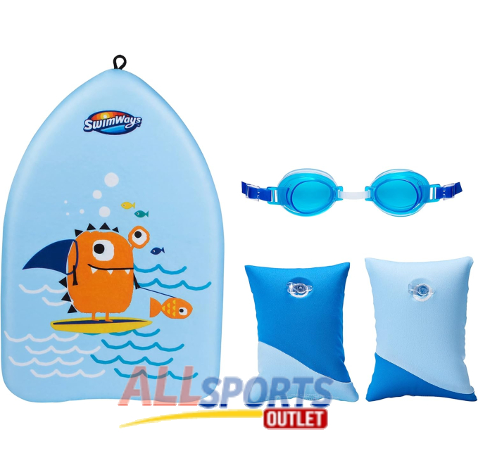 SwimWays Fish Face Guppy Goggles Soft Swimmies All Sports Outlet