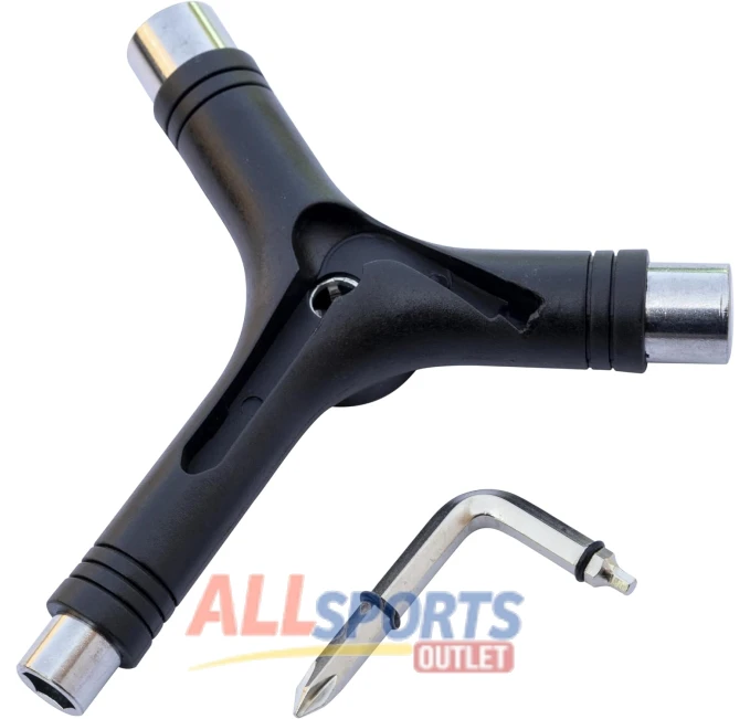 Abrazo Skateboard Tool Set All Sports Outlet Portable Y-Type Wrench