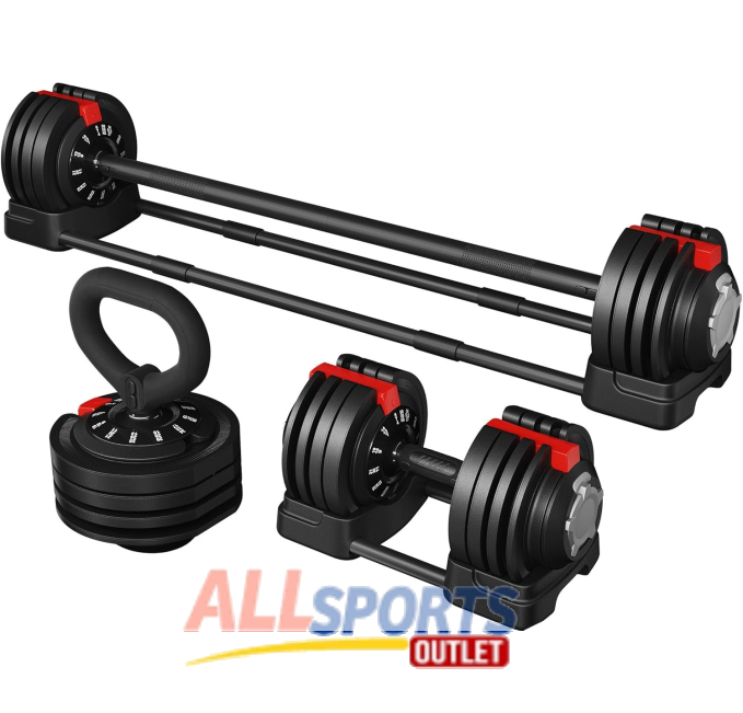 Yaheetech Adjustable Dumbbell Set for Home Gym All Sports Outlet