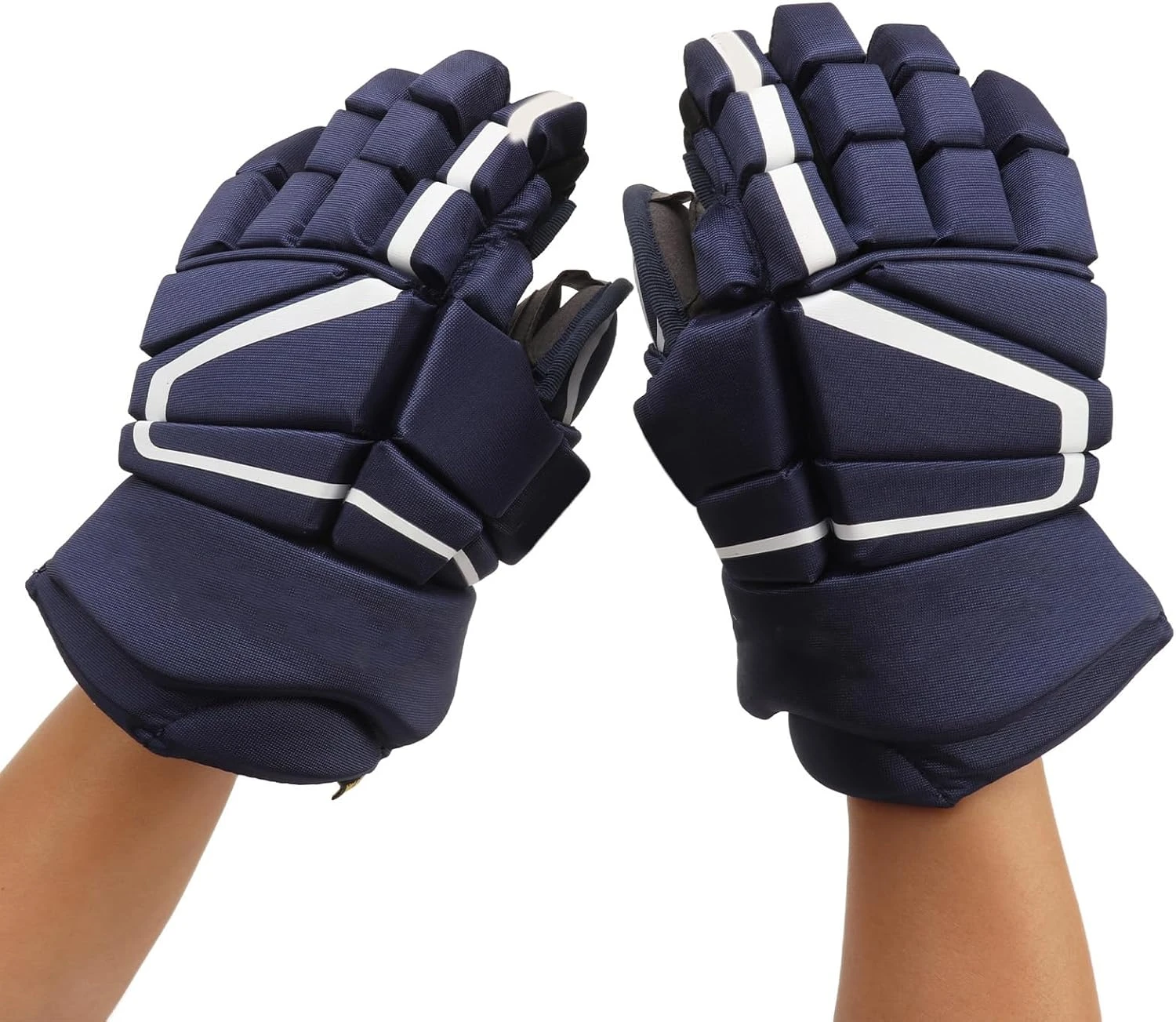 Ice Hockey Gloves Blue for Senior Junior Adult All Sports Outlet - Image 2