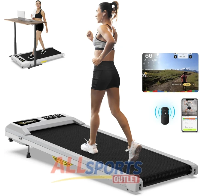 KINOMAP 12% Incline Walking Pad Treadmill 340 lb Capacity All Sports Outlet