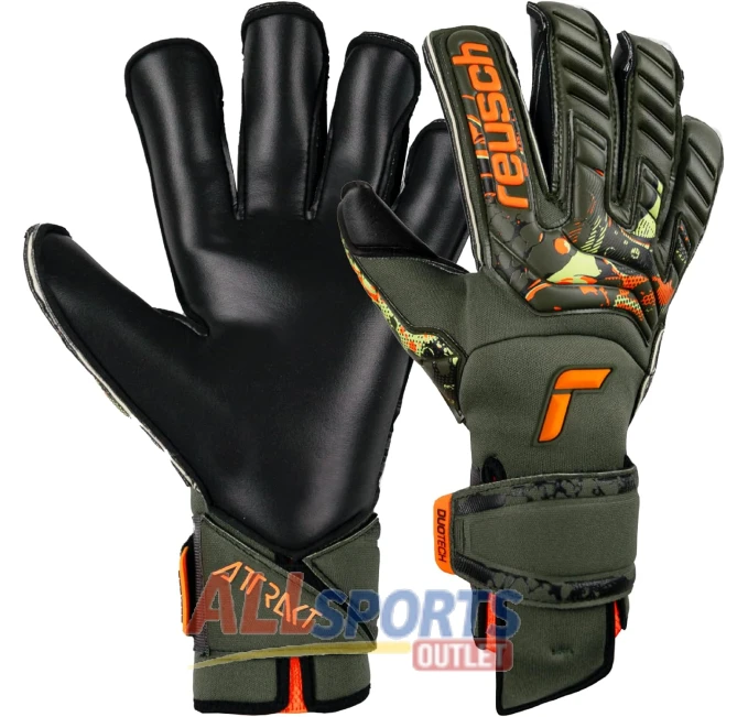 Reusch Attrakt Duo Evolution AdaptiveFlex Gloves All Sports Outlet