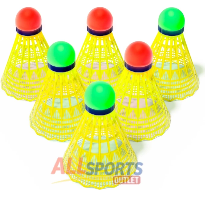 HIRALIY LED Badminton Shuttlecocks Glow in The Dark for Practice All Sports Outlet