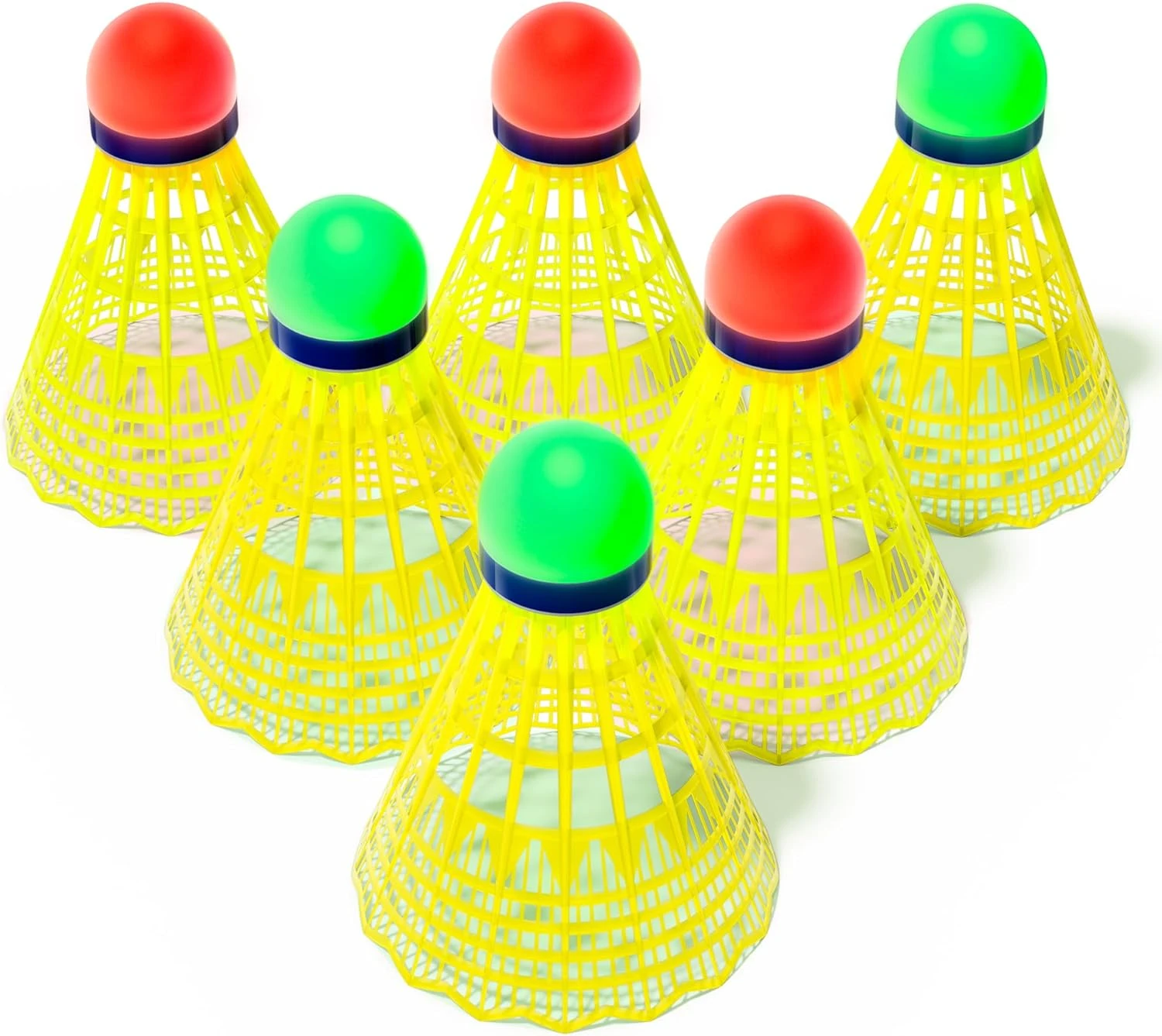 HIRALIY LED Badminton Shuttlecocks Glow in The Dark for Practice All Sports Outlet