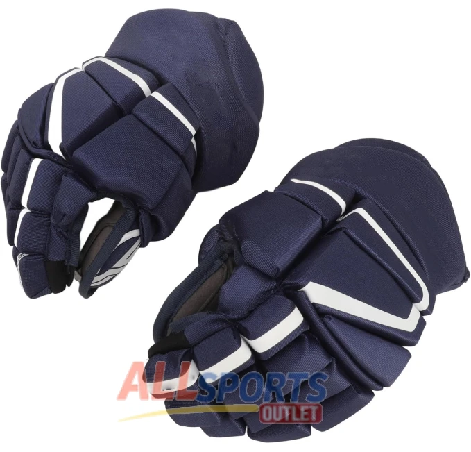 Ice Hockey Gloves Blue for Senior Junior Adult All Sports Outlet