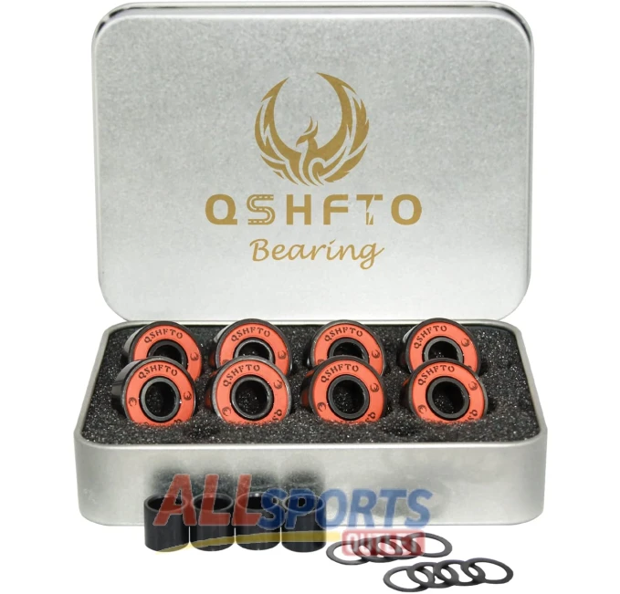 Black ABEC 11 High Speed Skateboard Bearings All Sports Outlet