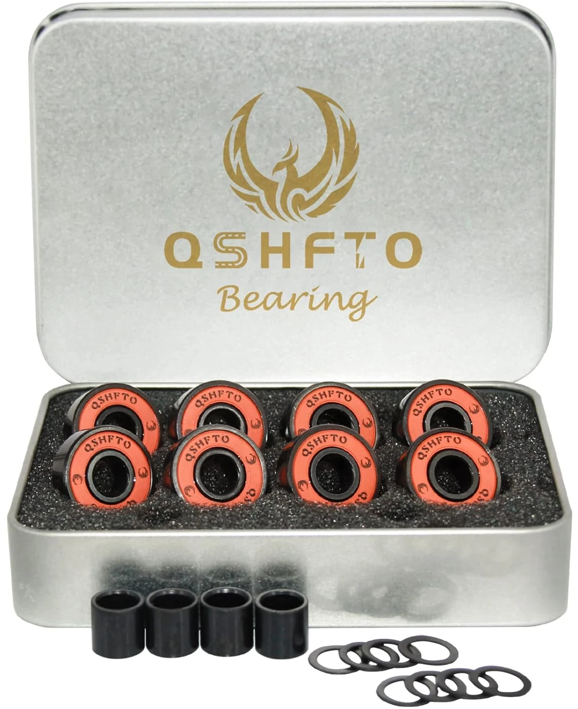 Black ABEC 11 High Speed Skateboard Bearings All Sports Outlet