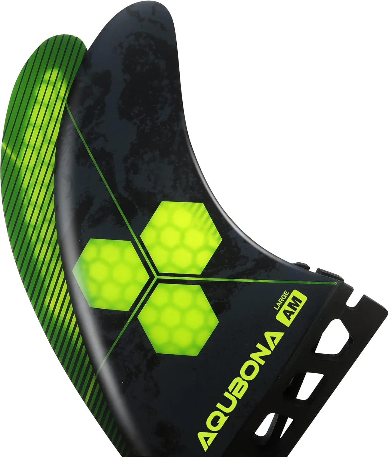 AQUBONA Honeycomb Fiberglass Surfboard Fins Thruster Set All Sports Outlet - Image 3