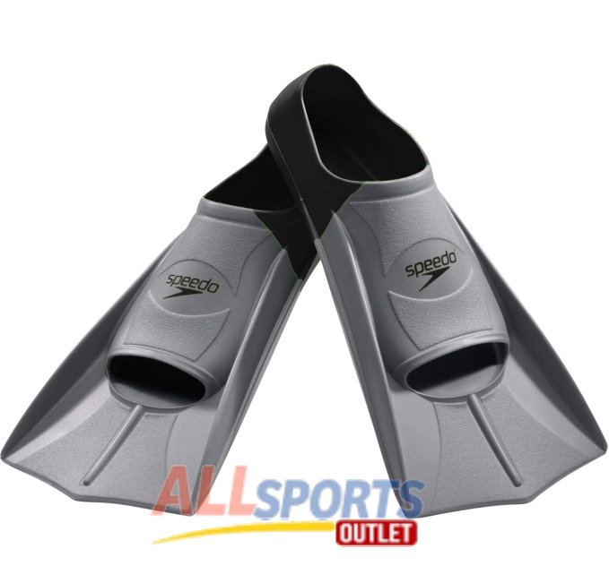 Speedo Unisex Swim Training Fins Rubber Short Blade All Sports Outlet