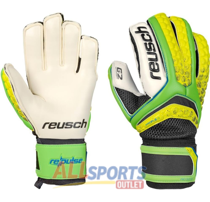 Reusch Soccer Pulse Pro Duo G2 Goalkeeper Gloves Size 8 All Sports Outlet