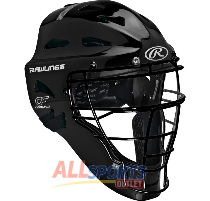 Rawlings PLAYERS SERIES Catcher's Helmet Youth Black All Sports Outlet