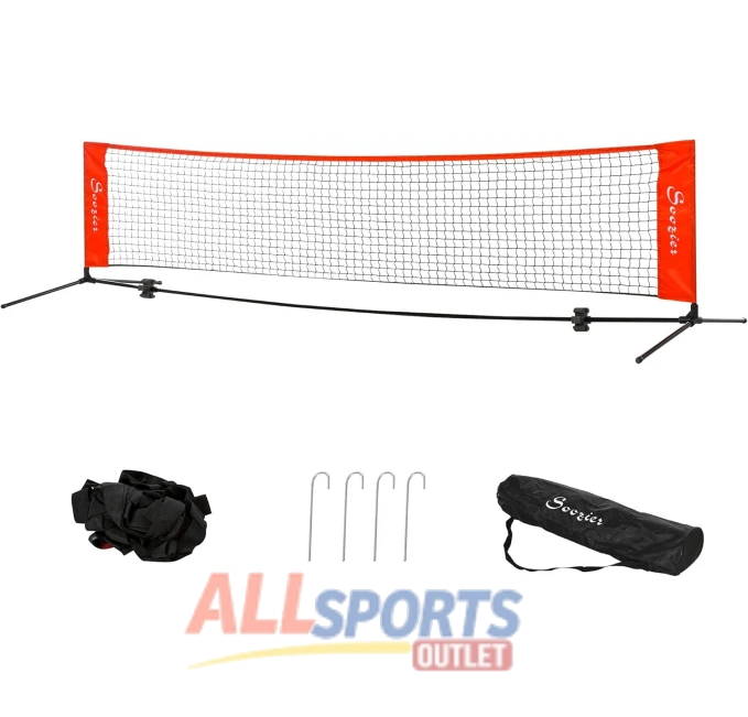 Soozier 10ft Portable Badminton Tennis Net All Sports Outlet