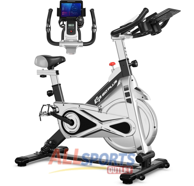 Goplus Indoor Cycling Bike with Silent Belt Drive at All Sports Outlet