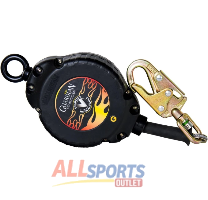 Guardian Fall Protection 42002 Velocity Cable SRL 30 ft Lifeline All Sports Outlet