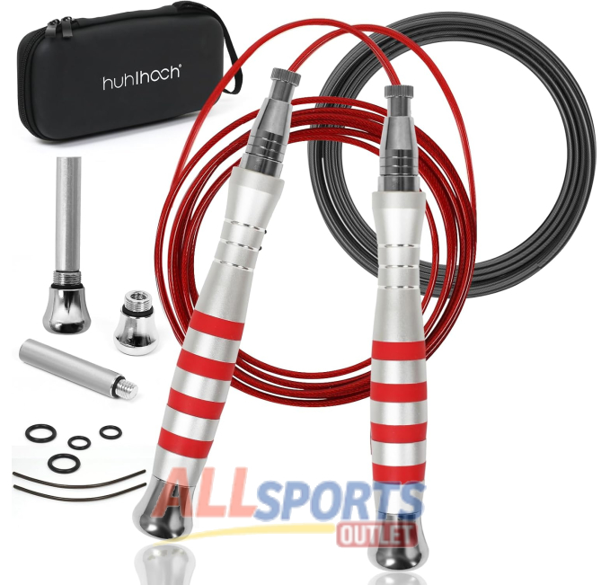 Huhloch High Speed Jump Rope Weighted for Men and Women All Sports Outlet