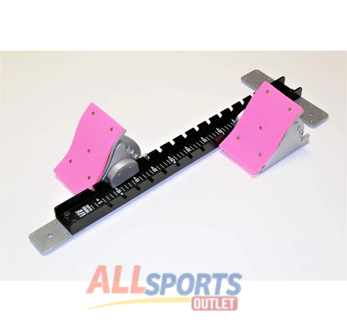 Championship Starting Block in Pink for Track Athletes All Sports Outlet