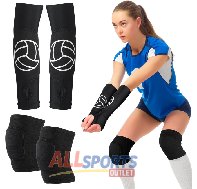 Volleyball Knee Pads Arm Sleeves for Boys and Girls All Sports Outlet