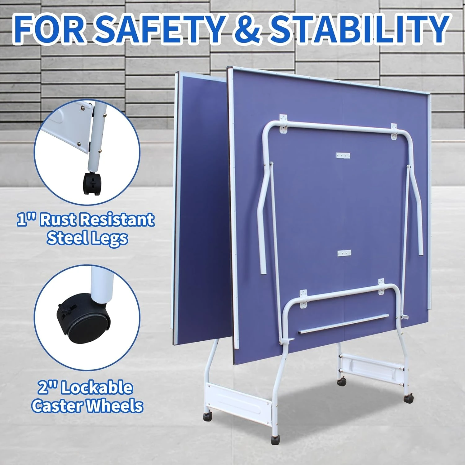 SculPong 9FT Table Tennis Table Set by All Sports Outlet - Image 3