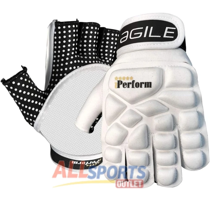 IPERFORM Field Hockey Gloves Half Finger Left Hand Small Medium Large All Sports Outlet