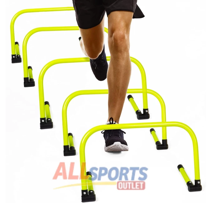 Body Sport Adjustable Speed Training Hurdles Set at All Sports Outlet